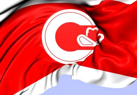 Flag of calgary Stock Illustration