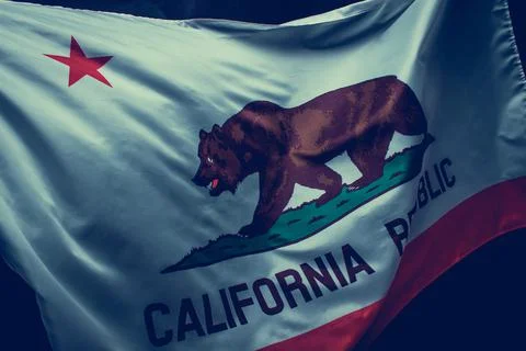 Flag of California Stock Photos