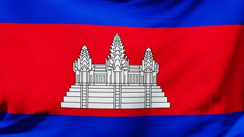 Flag Of Cambodia Stock Photos