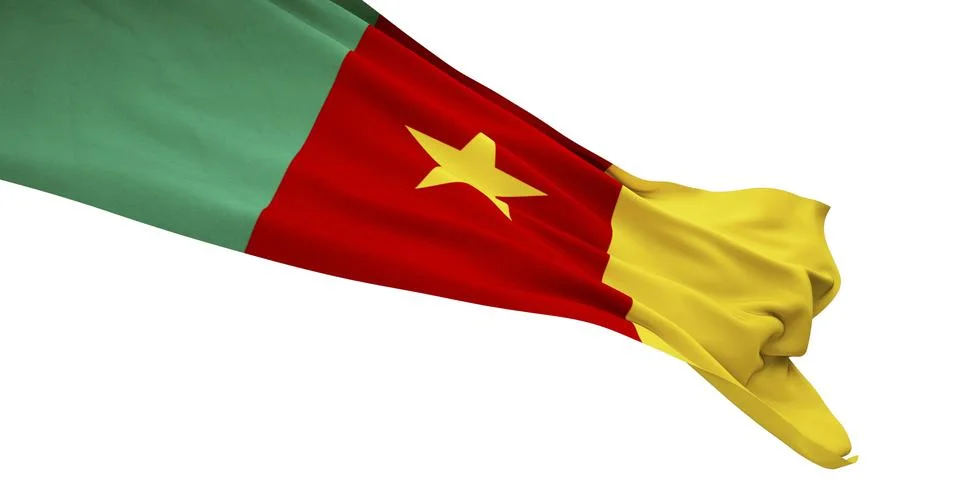 Flag of Cameron Illustrazione stock