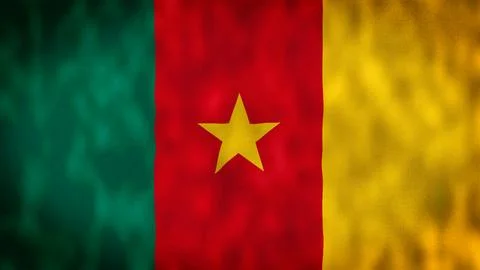 Flag of Cameroon Stock Illustration
