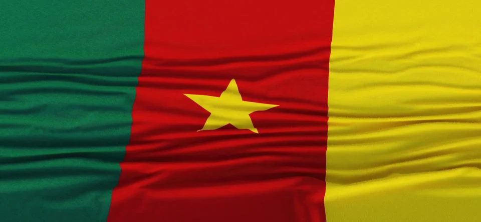 Flag of Cameroon Stock Illustration