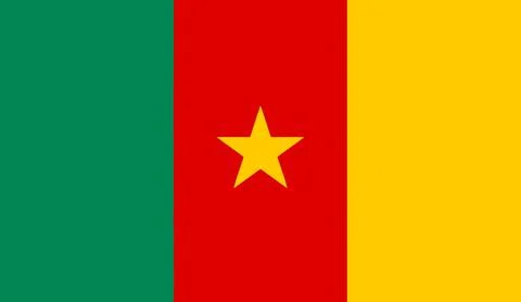 FLAG OF CAMEROON Stock Illustration