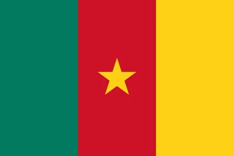 Flag of Cameroon Stock Illustration