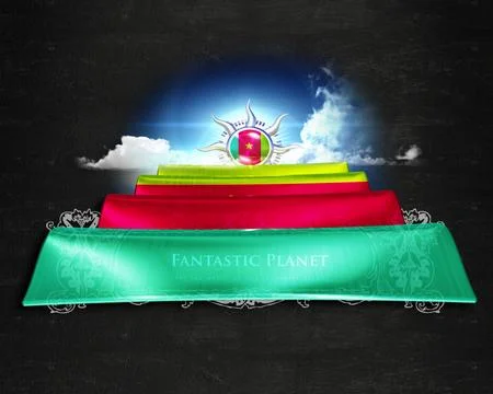 Flag Cameroon quality designer flag Stock Illustration