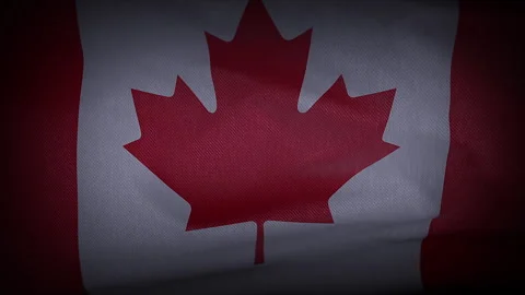 Flag of Canada. Cinematic 3D Animation. Stock Footage 264531165