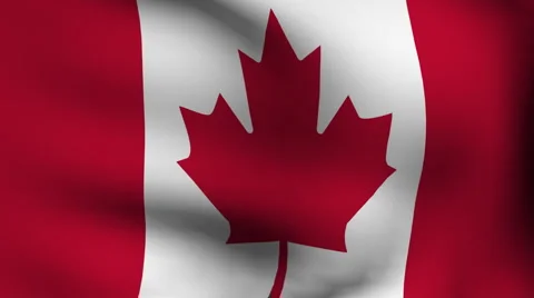 Flag of Canada Video stock 891254