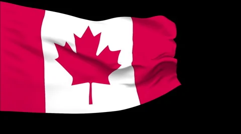 Flag of Canada Stock Footage 1055494