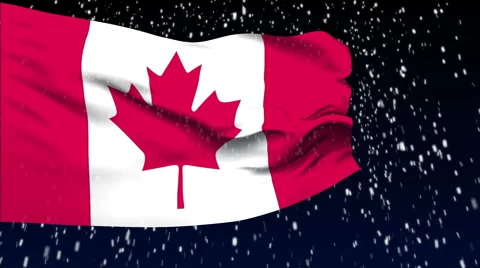 Flag of Canada Stock Footage 1055528