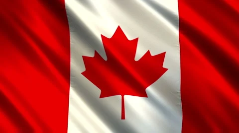 Flag of Canada Stock Footage 2550287