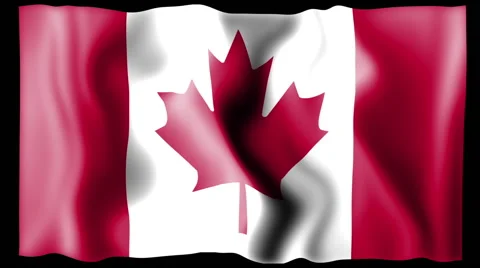 Flag of Canada Stock Footage 46609966