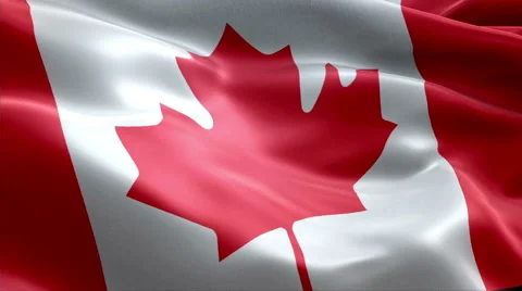 Flag Canada Video stock 47727938