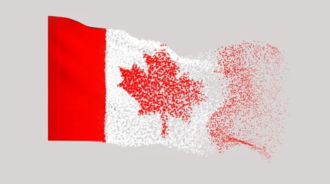 Flag of Canada Stock Footage 65097007