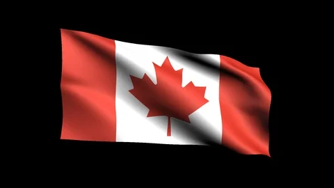 Flag Of Canada 스톡 동영상 126604071