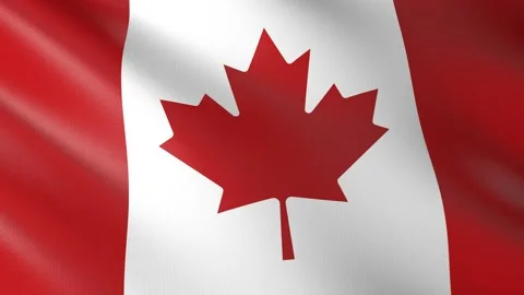 Flag of Canada Video stock 150483852
