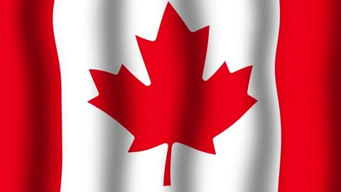 Flag of Canada Stock Footage 175646691