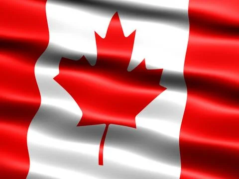 Flag of canada Stock Illustration