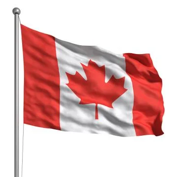 Flag of canada Stock Illustration