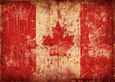 Flag of canada Stock Illustration