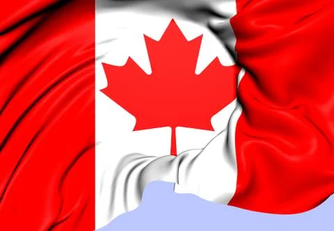 Flag of canada Stock Illustration