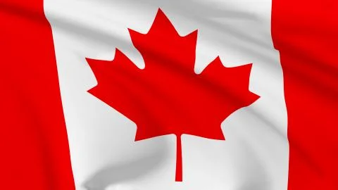 Flag of canada Stock Illustration