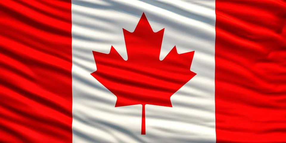 Flag of canada Stock Illustration