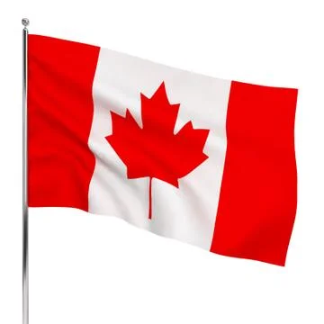 Flag of canada Stock Illustration
