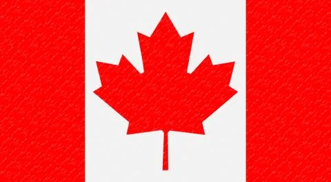 Flag canada Stock Illustration
