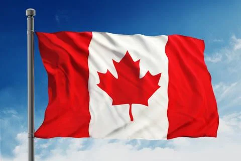Flag of Canada Stock Illustration