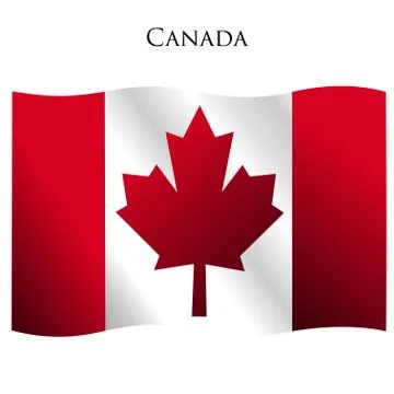 Flag of Canada Stock Illustration