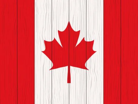 Flag of Canada Stock Illustration