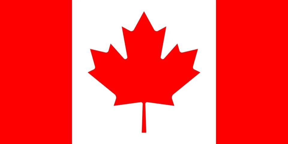 Flag of Canada Stock Illustration