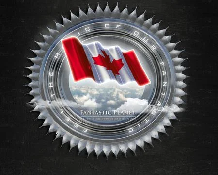 Flag Canada quality designer flag Illustration