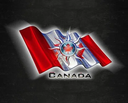 Flag Canada quality designer flag Stock Illustration