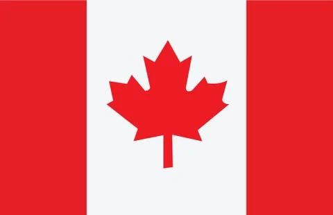 Flag of canada themes idea design Illustrazione stock