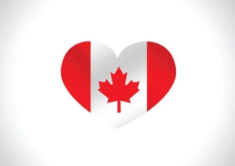 Flag of canada themes idea design Illustrazione stock