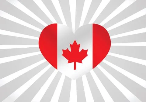 Flag of canada themes idea design Stock Illustration