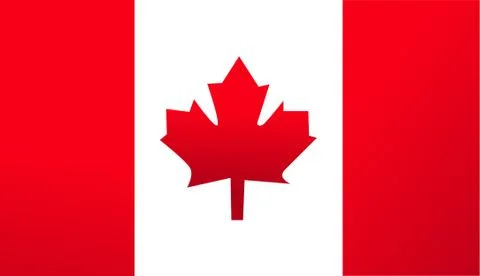 Flag canada vector background Illustrazione stock