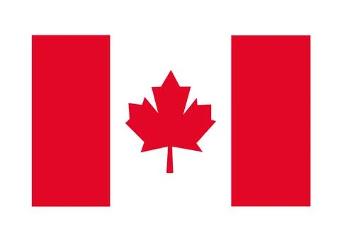Flag canada vector background Stock Illustration