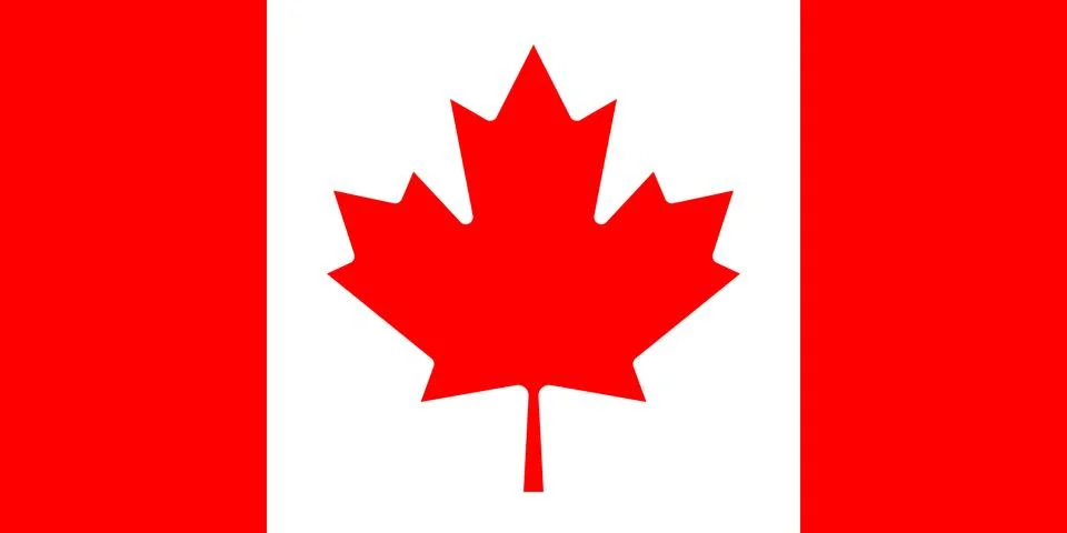 Flag of Canada. Vector illustration Illustrazione stock