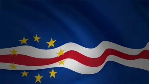 Flag Of Cape verde Background Animation Collection Stock Footage 90877433