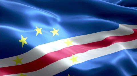 Flag Cape Verde Video stock 47728322