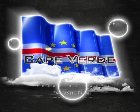 Flag CapeVerde quality designer flag Stock Illustration