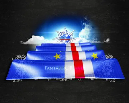 Flag CapeVerde quality designer flag Stock Illustration