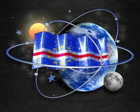 Flag CapeVerde quality designer flag Stock Illustration