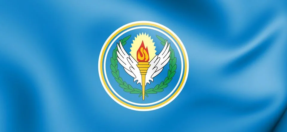 Flag of CENTO Stock Illustration