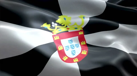 Flag Ceuta Video stock 47729012