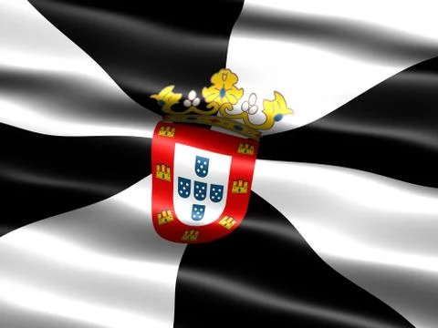 Flag of ceuta Иллюстрация
