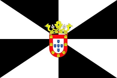 Flag of Ceuta. Vector illustration. World flag Stock Illustration