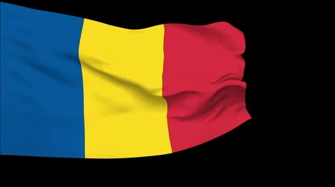 Flag of Chad Stock Footage 1055772